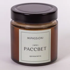 Свеча парфюмированная в банке MiPASSiON Рассвет, 200 мл