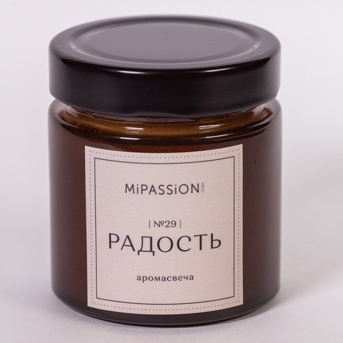 Свеча парфюмированная в банке MiPASSiON Радость, 200 мл силиконовый чехол на vivo v21e драгонфрут для виво ви21 е