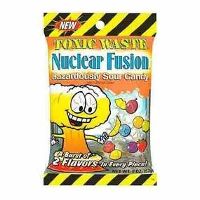 Леденцы Toxic Waste Nuclear Fusion Hazardously Sour Candy, 57 г