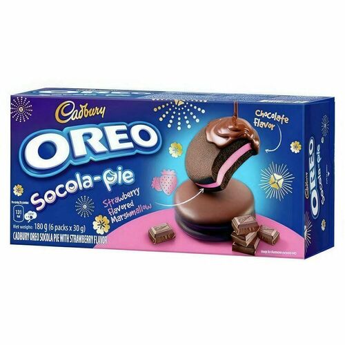 Печенье Cadbury Oreo Socola-pie со вкусом клубники 180 г 500₽