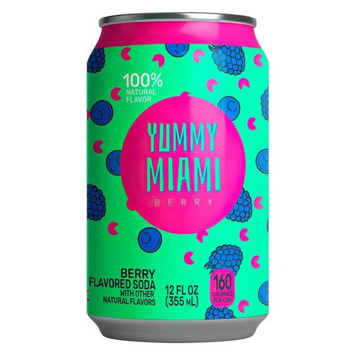 Газированный напиток Yummy Miami Berry 355 мл 152₽