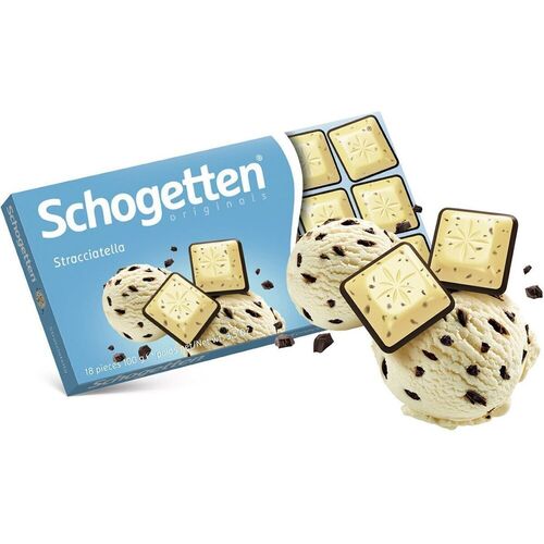 Шоколад Schogetten Stracciatella 100 гр 200₽