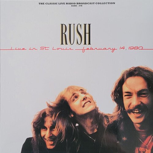 Виниловая пластинка Rush – Live In St. Louis 1980, February 14, 1980 (White) 2LP рок wm phil collins serious hits live 180 gram black vinyl