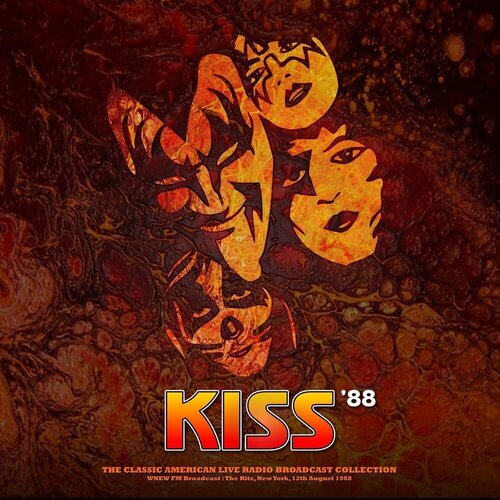 Виниловая пластинка Kiss – Kiss '88 (WNEW FM Broadcast: The Ritz, New York, 12th August 1988) (Orange) LP kiss wnew fm broadcast the ritz new york 1988 orange vinyl lp second records music