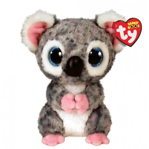 Мягкая игрушка TY Beanie Boo's коала, 15 см шапка бини ty beanie 6 дюймов 15 см с большими глазами мягкая божья коровка коллекционная кукла для мальчиков и девочек подарок на день рожден