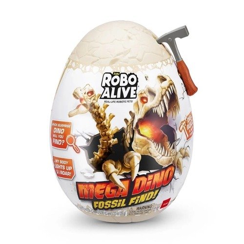 цена Яйцо с секретом Zuru Robo Alive Dino Fossil Mega