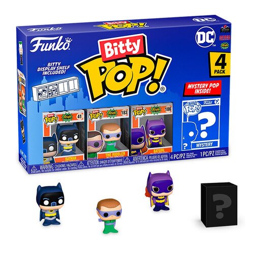 Набор фигурок Funko Bitty POP DC Comics - Batman Adam West 4 шт 2093₽