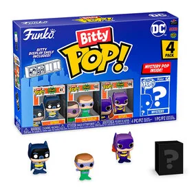 Набор фигурок Funko Bitty POP: DC Comics - Batman Adam West, 4 шт