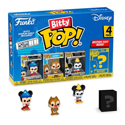 цена Набор фигурок Funko Bitty POP: Disney Classics - Sorcerer Mickey, 4 шт
