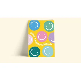 Открытка Happy Birthday (Smile)