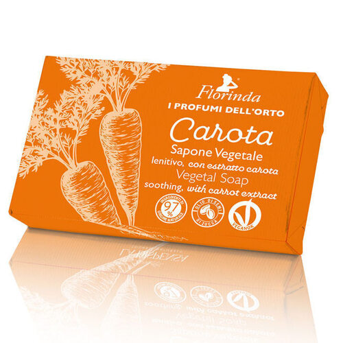 Мыло Florinda Carota Смягчающее с экстрактом моркови, 80 г