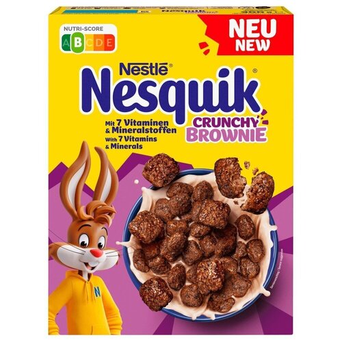 Готовый завтрак Nestle Кранчи Брауни, 300 г какао nesquik 135г витамины