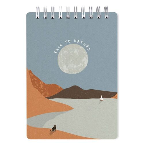 Блокнот Be Smart Mountains луна 102х142 мм 100 л клетка спираль 230₽