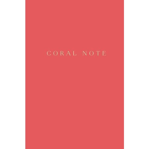 Блокнот Coral Note с коралловыми страницами