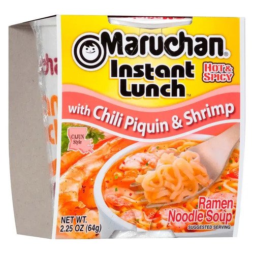 Лапша Maruchan Instant Lunch Chili Piquin Shrimp со вкусом креветки и соусом Чили Пикин 64 г 85₽