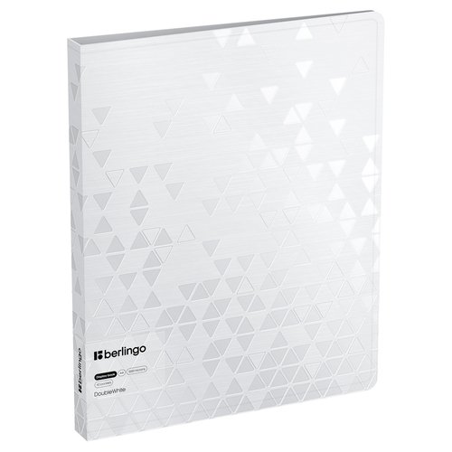 Папка с 40 вкладышами Berlingo DoubleWhite 24мм 1000мкм белая с внутренним карманом DB4_40397 330₽