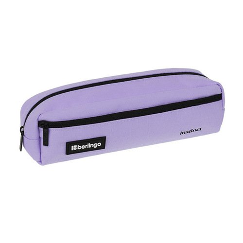 Пенал мягкий Berlingo Instinct lilac, 1 отделение, 1 карман, 210х60х50, полиэстер PM09116