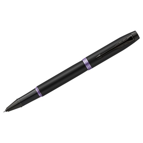 Ручка-роллер Parker IM Professionals Amethyst Purple BT, черная, 0,8 мм, подарочная упаковка ручка роллер роллер parker t318 черный 0 5 мм