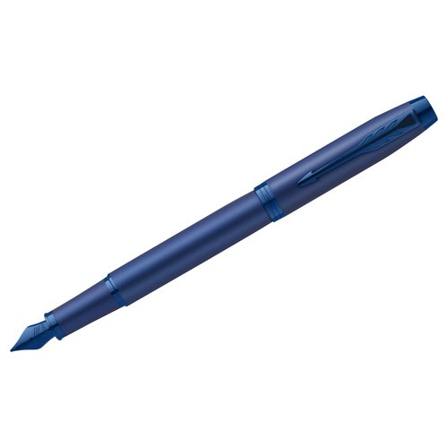 Ручка перьевая Parker IM Professionals Monochrome Blue, синяя, 1,0 мм, подарочная упаковка перьевая ручка parker im premium f323 black gt синий 0 8 мм перо f 1931646