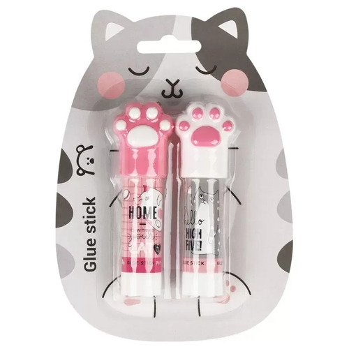 Клей-карандаш Meshu Paw с топпером 2 штуки в блистере ПВП 8г в ассортименте 440₽