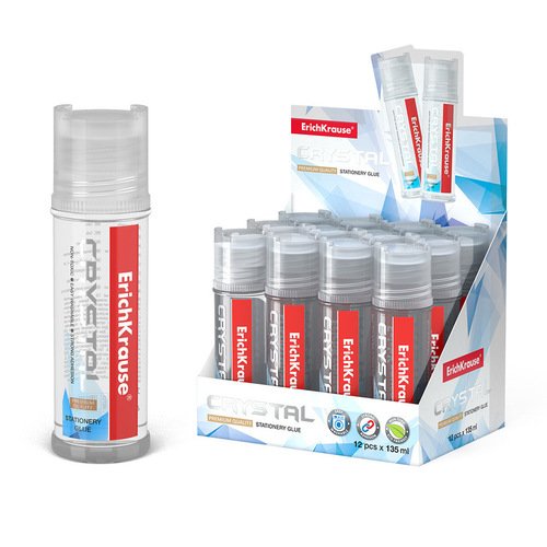 Клей канцелярский ErichKrause Crystal 30 мл 110₽