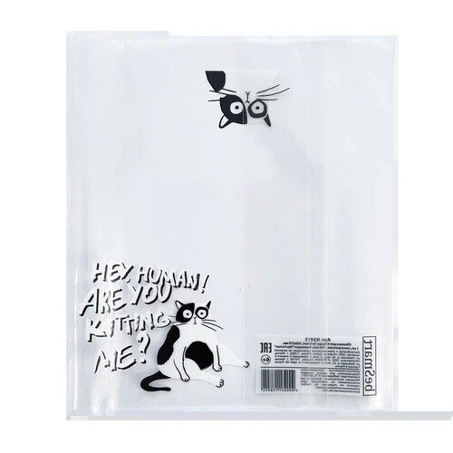 Обложки Be Smart Hey human для тетради 35 х 21 см полипропилен 100 мкм 5 штук 100₽