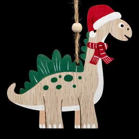 Подвесное украшение ErichKrause Новогодний дракоша, 11 см, дерево