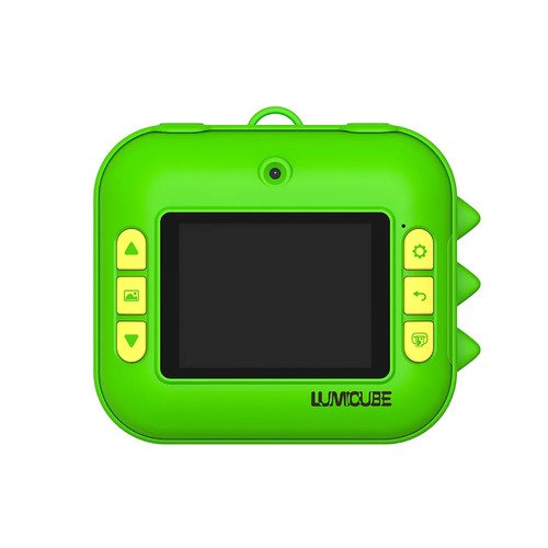Фотоаппарат моментальной печати LUMICAM DK04 PRINTY GREEN DINO