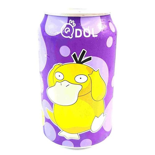 Напиток QDOL Pokemon со вкусом винограда, 330 мл газированный напиток qdol pokemon со вкусом цитруса 330 мл