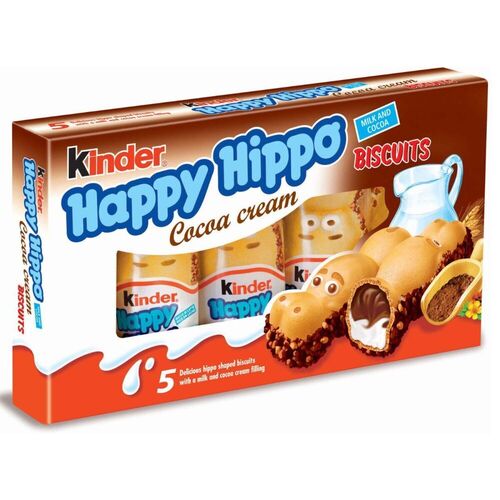 Вафли Kinder Happy Hippo Cocoa, 103,5 гр