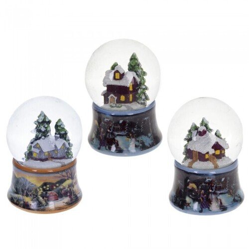 Фигурка декоративная Remeco в стеклянном шаре Лесной Домик 9 см в ассортименте 345₽