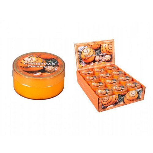 Свеча ароматизированная в гильзе Bartek 55 мм Рождественский апельсин 40 гр 249₽