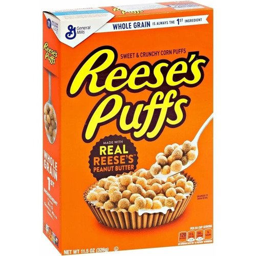 Готовый завтрак Reese's Puffs Peanut Butter, 326 г сухой завтрак ого три друга какао карамель 250 г