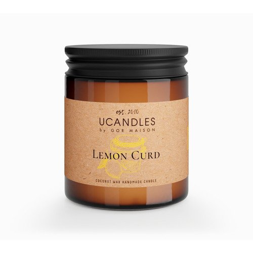 Свеча ароматическая Ucandles Lemon Curd Chez Maman 31, 190 г ароматическая свеча ucandles winemakers’ rules chez maman 190 гр
