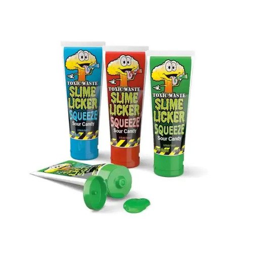 Toxic Waste Slim Licker Squeeze, 70 мл леденцы caramila lollipops toxic candy ассорти экстремально кислые