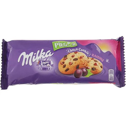 печенье milka choco cow cookies 120 г Печенье Milka Choco Raisins, 135 г