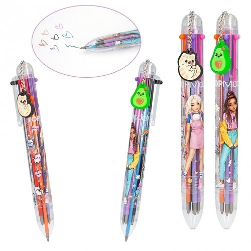 Ручка Depesche TOPModel 6 в 1, с цветными стержнями