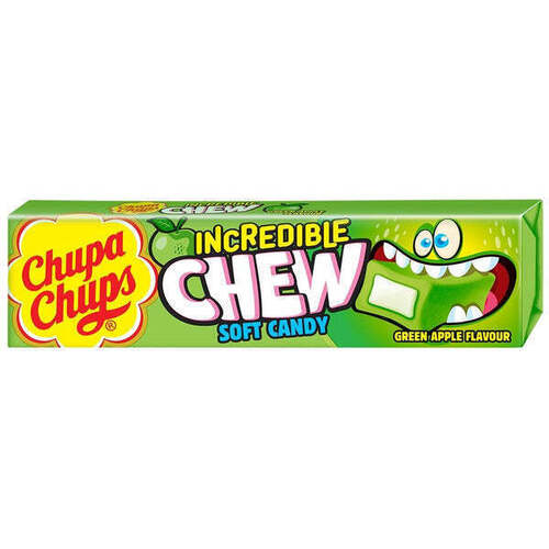 Жевательные конфеты Chupa Chups Chew Яблоко, 45 г жевательная конфета chew max вкус черника 22г