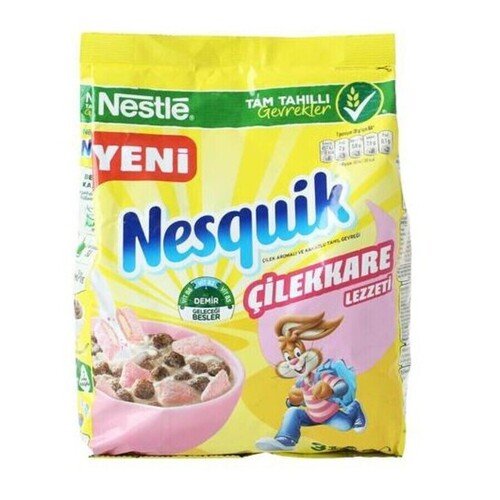 Готовый завтрак Nesquik, клубничный вкус, 310гр какао nesquik 135г витамины