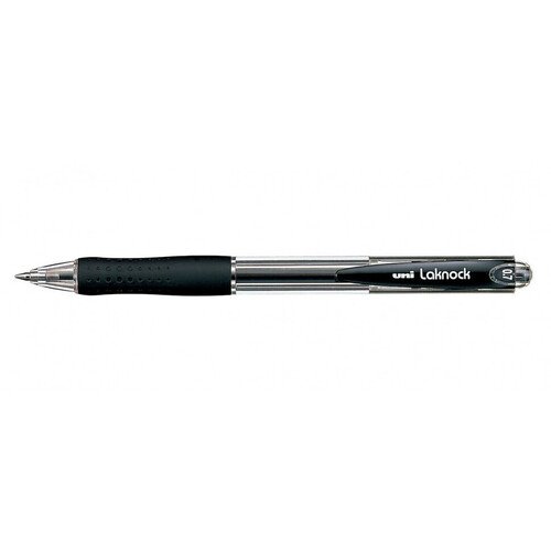 Шариковая ручка Uni SN-100, черная, 0,7 мм дисплей шариковых ручек uni laknock sn 100 30 штук