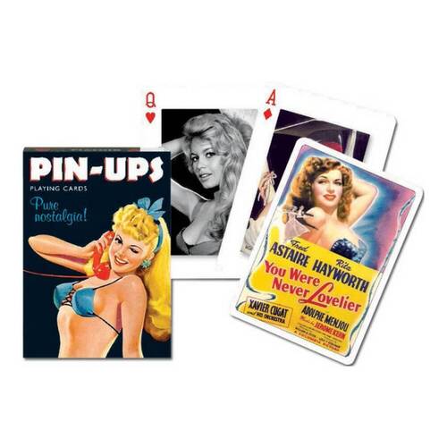 Коллекционная колода карт Piatnik - Pin-up карты игральные золотые 100 долларов 54 шт