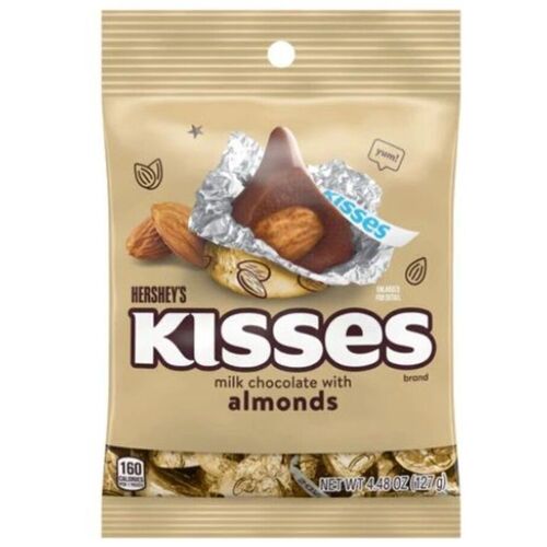Миндаль в молочном шоколаде Hersheys Kisses 127гр 549₽