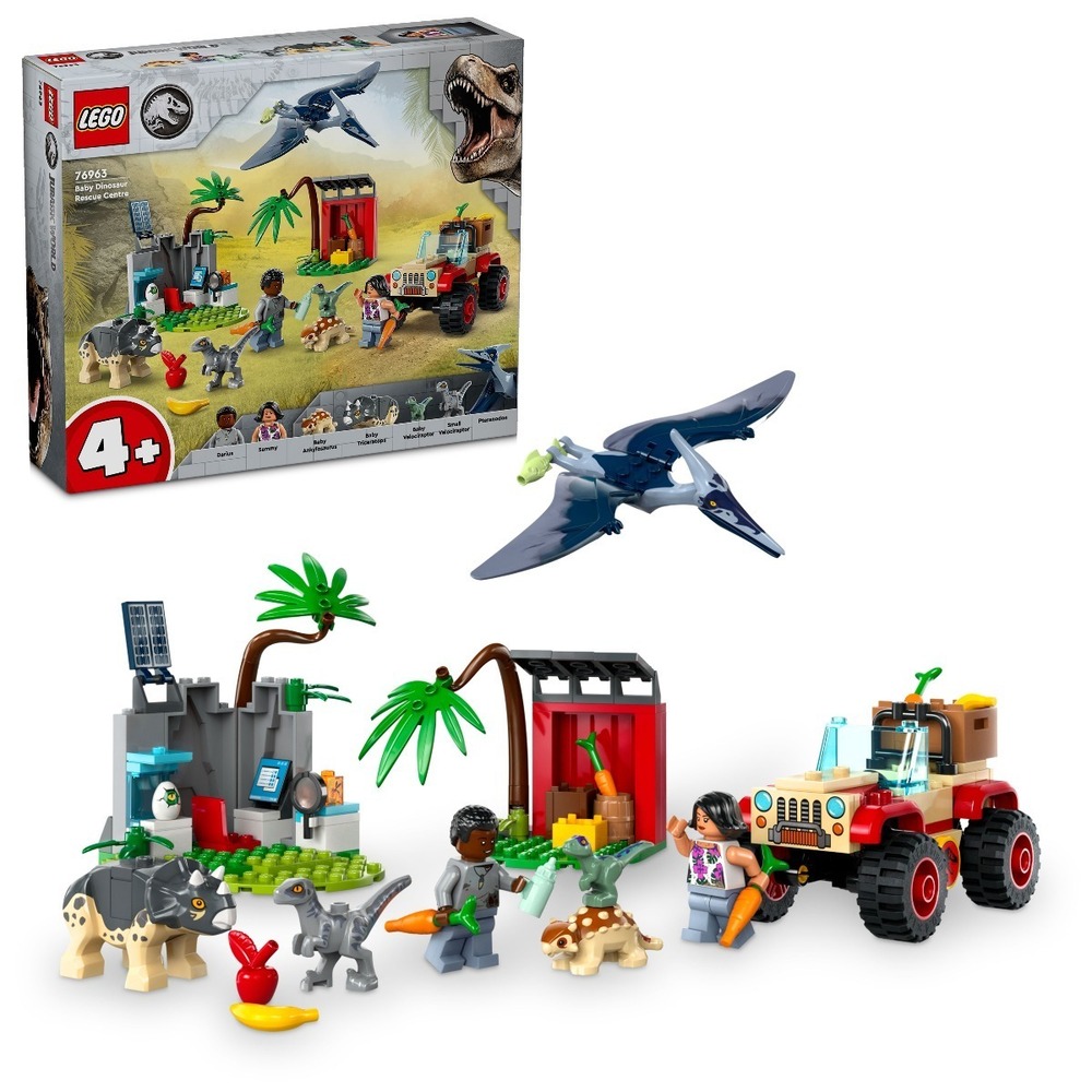 Конструктор LEGO Jurassic World 76963 Центр спасения детенышей динозавров  LEGO – купить по цене 5736 руб. в интернет-магазине Республика, 1424846.