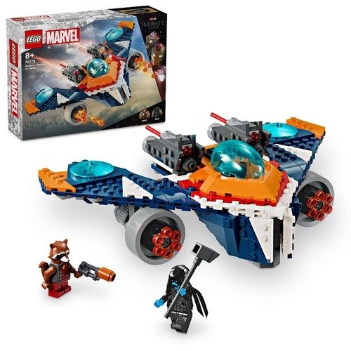 Конструктор LEGO Marvel 76278 Боевая птица Ракеты против Ронана lego city космический корабль космическая игрушка с космическим шаттлом