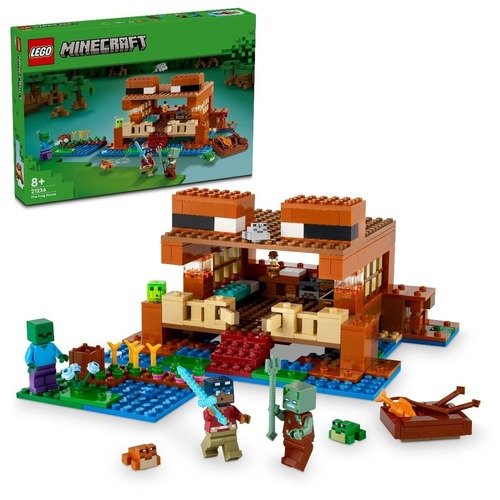 Конструктор LEGO Minecraft 21256 Дом лягушки конструктор lego minecraft 21256 дом лягушки