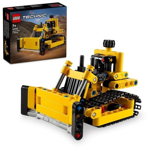 Конструктор LEGO Technic 42163 Тяжелый бульдозер набор деталей для сборки бульдозера с пультом ду cj 1365040