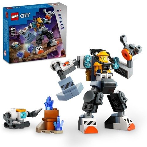 Конструктор LEGO City 60428 Космический строительный робот конструктор lego city 60431 космический вездеход и инопланетная жизнь