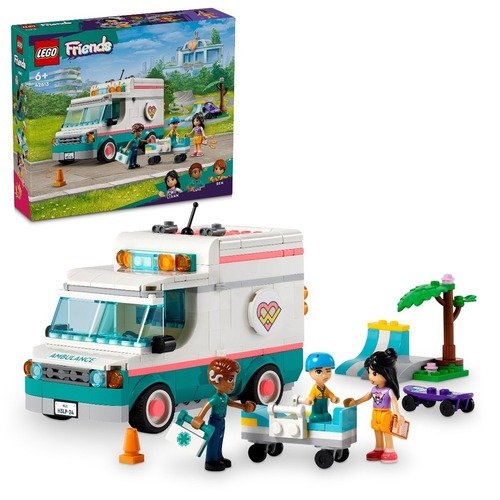 цена Конструктор LEGO Friends 42613 Машина скорой помощи городской больницы Хартлейк