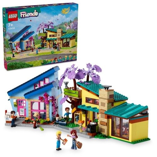 Конструктор LEGO Friends 42620 Семейные дома Олли и Пейсли lego friends комната алии игрушка для ночевки мини куколок