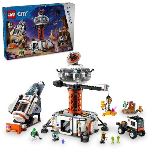 Конструктор LEGO City 60434 Космическая база и стартовая площадка для ракет космическая база lego city space со стартовой площадкой